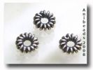 925 Silber Bali Beads Spacers 5x5x2 mm 10 Stück